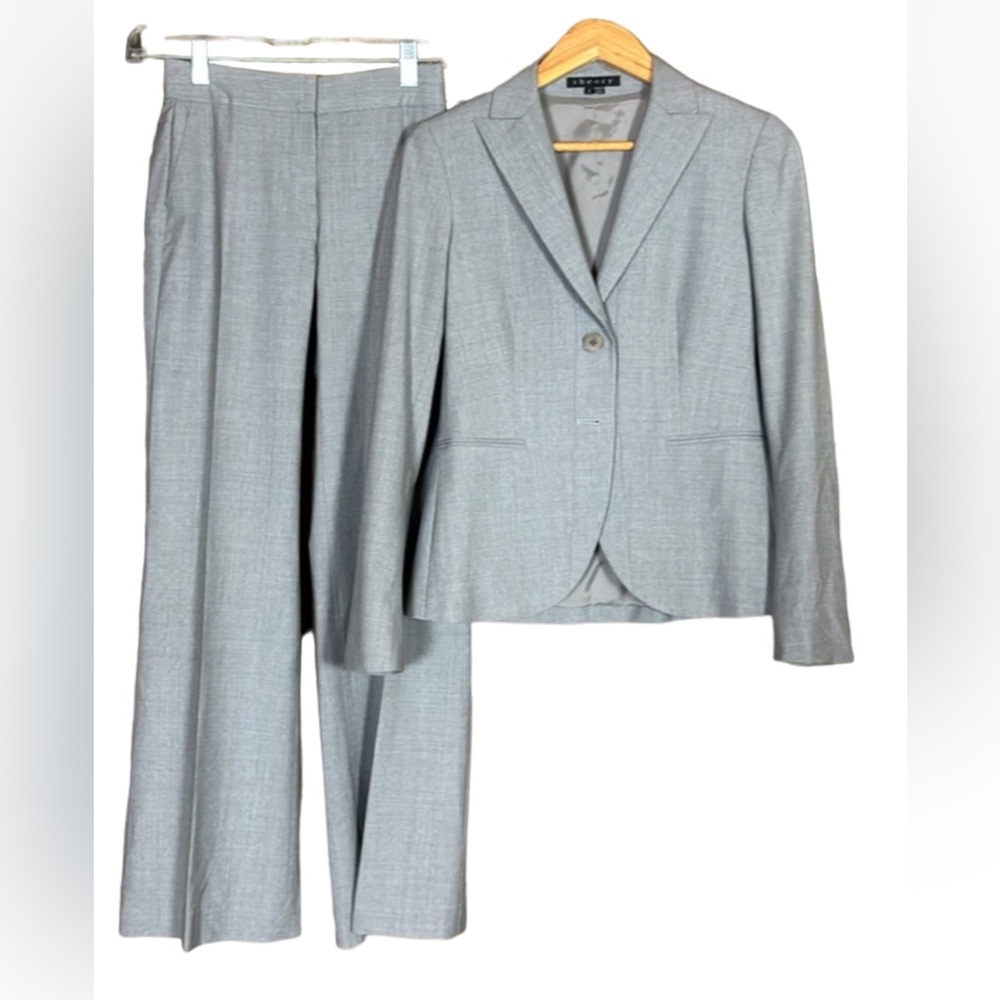 Theory Gray Pantsuit